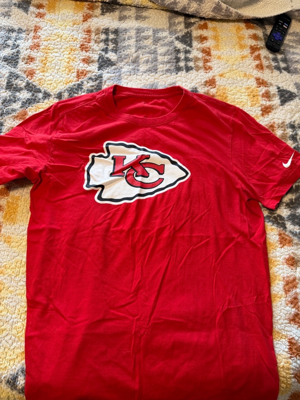 Nike Red Kansas City Chiefs Logo Tee